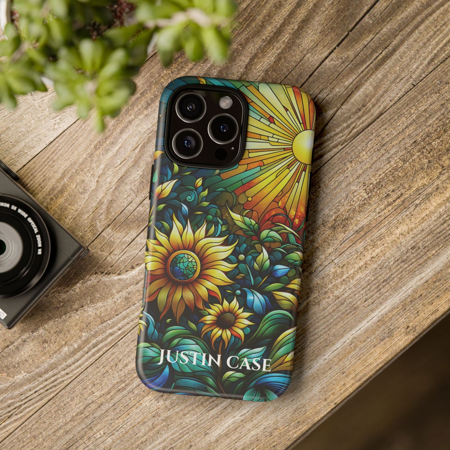 Cathedral Sunflowers - Personalized Phone Case