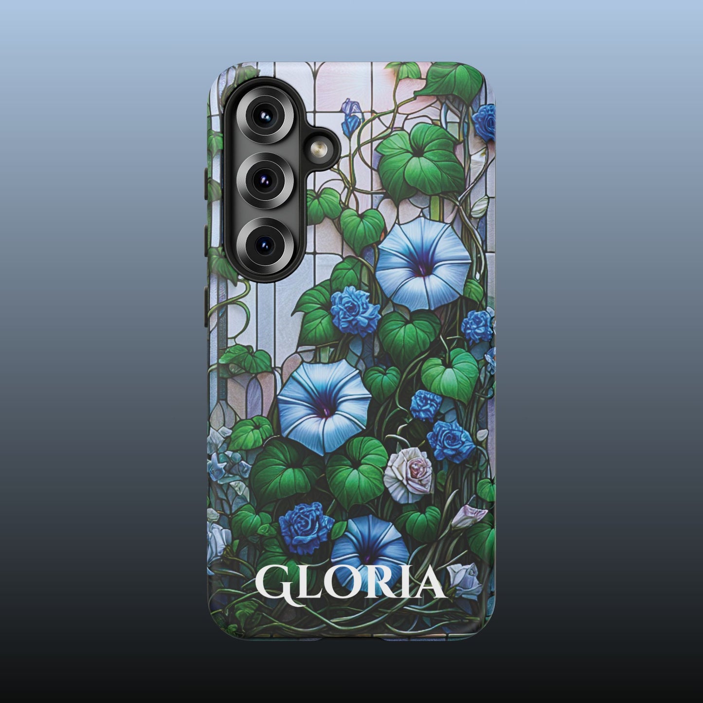 Cathedral Morning Glories - Personalized Phone Case