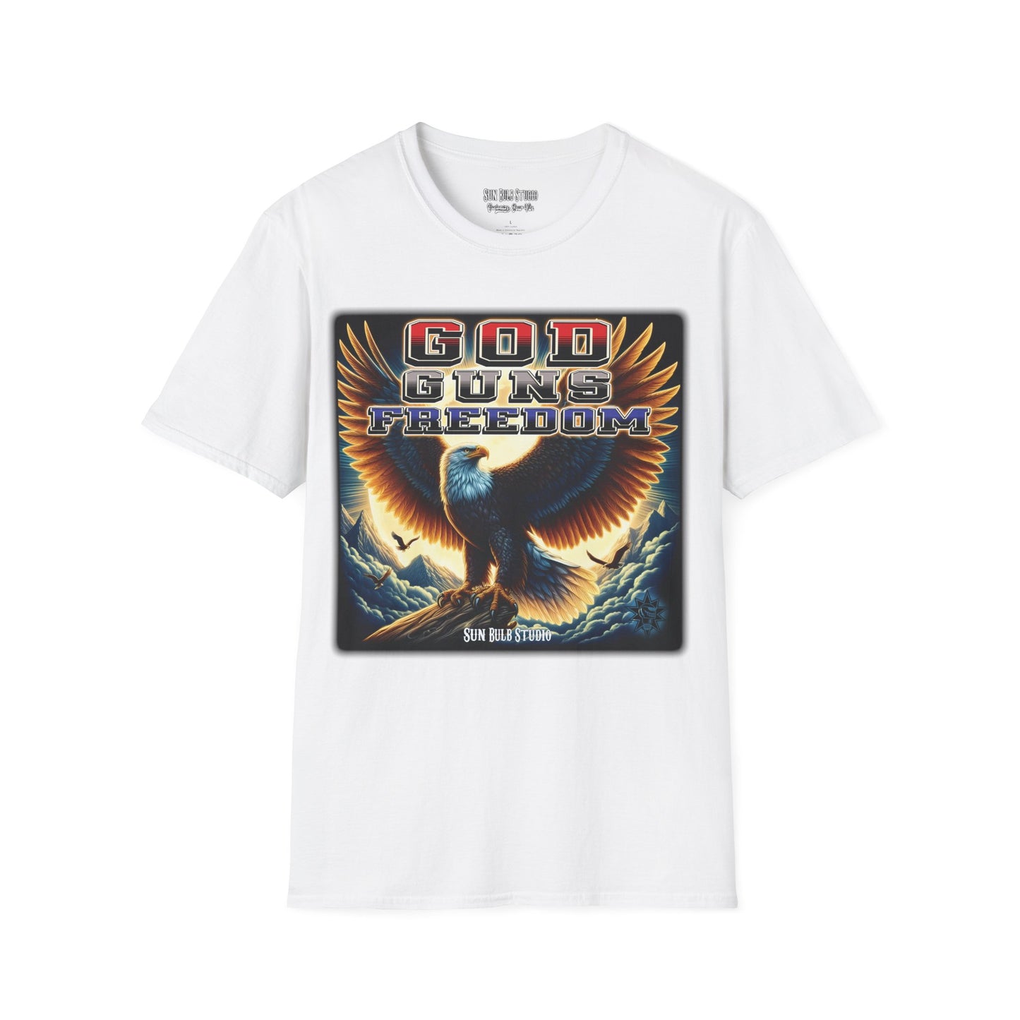 God. Guns. Freedom. – Patriotic Eagle T-Shirt