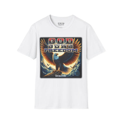 God. Guns. Freedom. – Patriotic Eagle T-Shirt