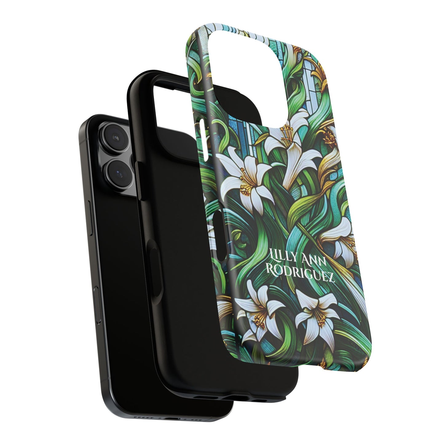Cathedral Lilies - Personalized Phone Case