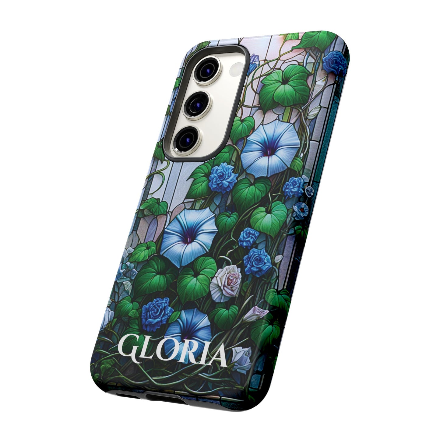 Cathedral Morning Glories - Personalized Phone Case