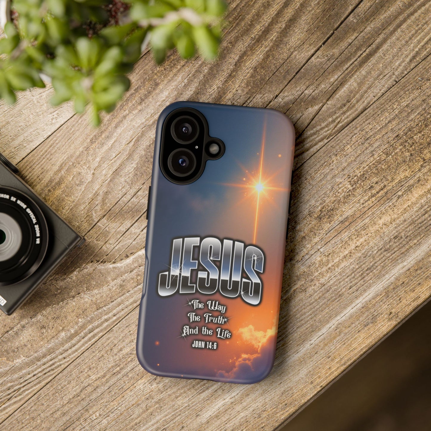 JESUS — The Way, The Truth, The Life — Radiant Sunrise Edition Phone Case