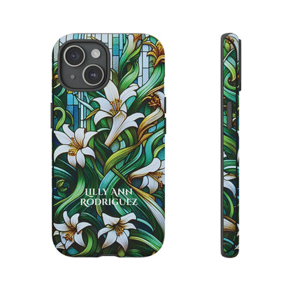 Cathedral Lilies - Personalized Phone Case