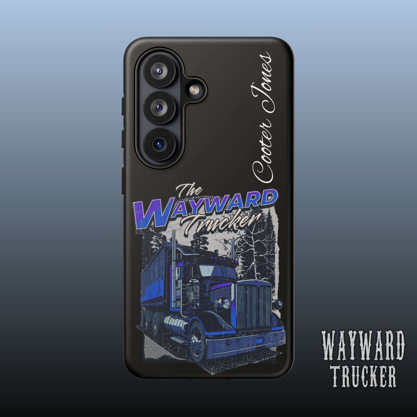 The Wayward Trucker™ Midnight Blue Edition— Personalized Phone Case