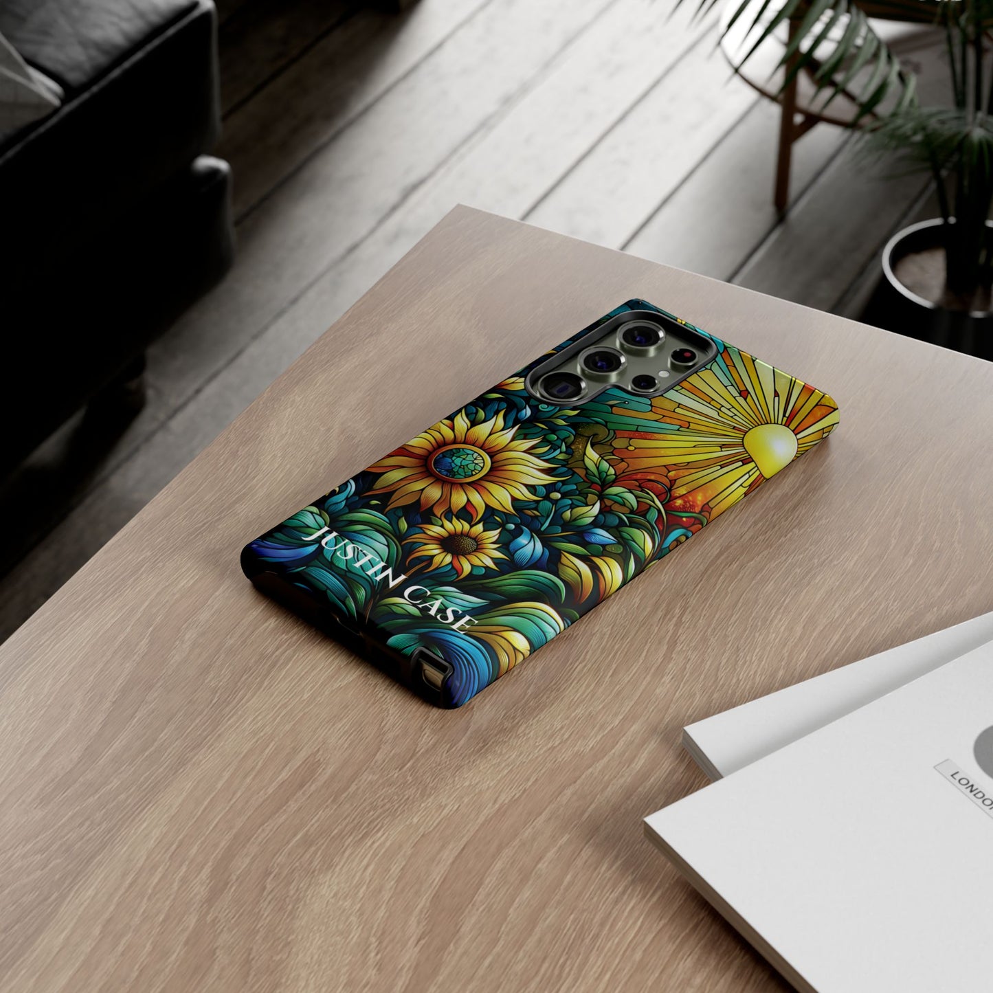 Cathedral Sunflowers - Personalized Phone Case