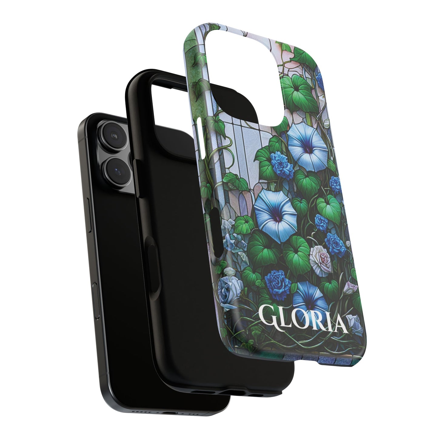 Cathedral Morning Glories - Personalized Phone Case