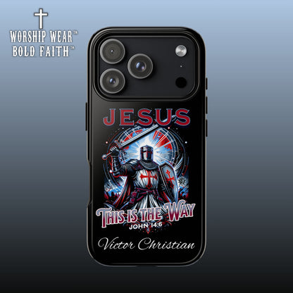 Jesus This is the Way— Personalized Phone Case