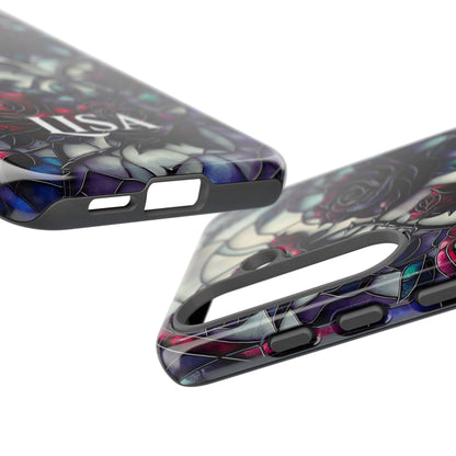 Cathedral Night Roses - Personalized Phone Case