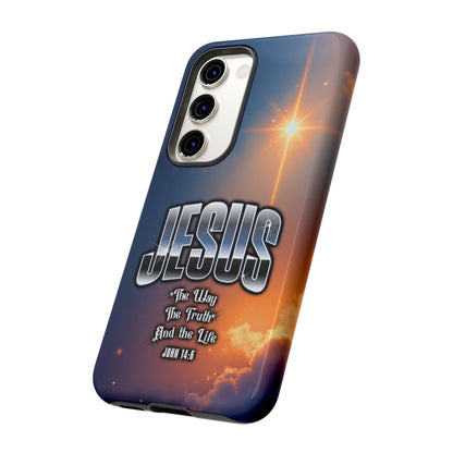 JESUS — The Way, The Truth, The Life — Radiant Sunrise Edition Phone Case
