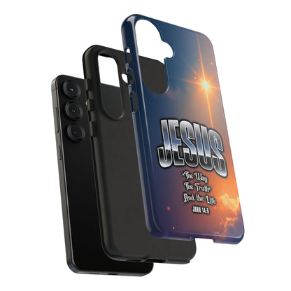 JESUS — The Way, The Truth, The Life — Radiant Sunrise Edition Phone Case