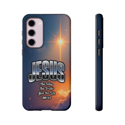 JESUS — The Way, The Truth, The Life — Radiant Sunrise Edition Phone Case