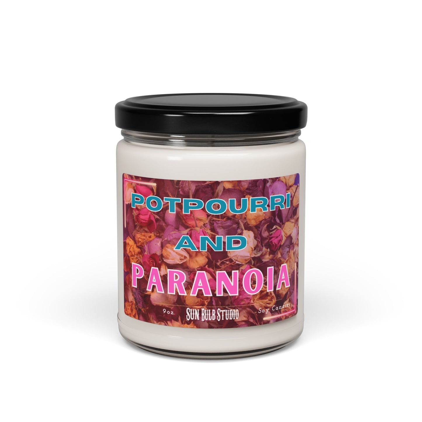 Potpourri and Paranoia 9oz Soy Candle