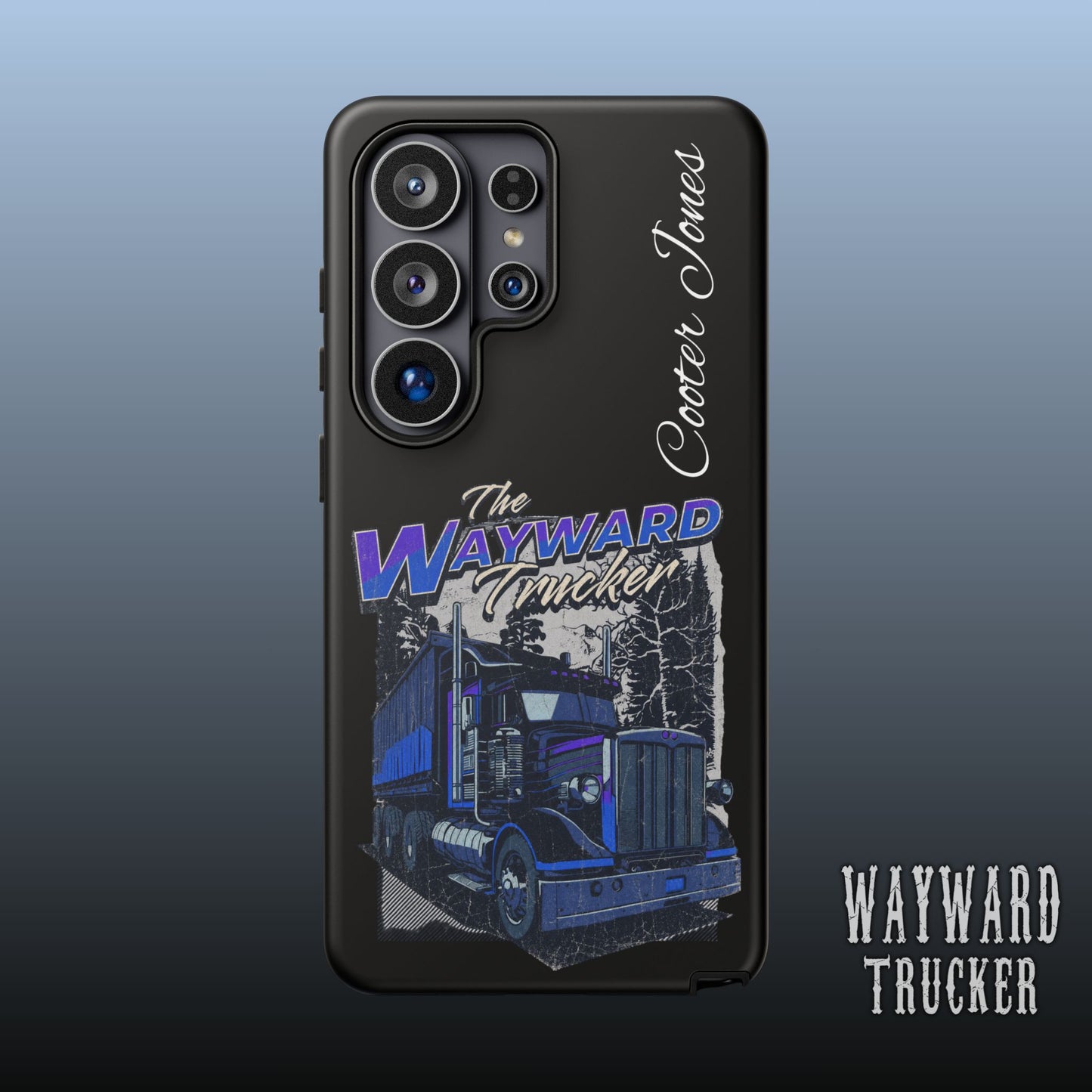 The Wayward Trucker™ Midnight Blue Edition— Personalized Phone Case