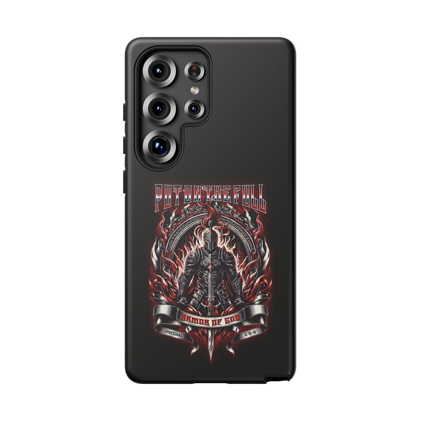 Armor of God Phone Case – Christian Warrior Design | Worship Wear Collection