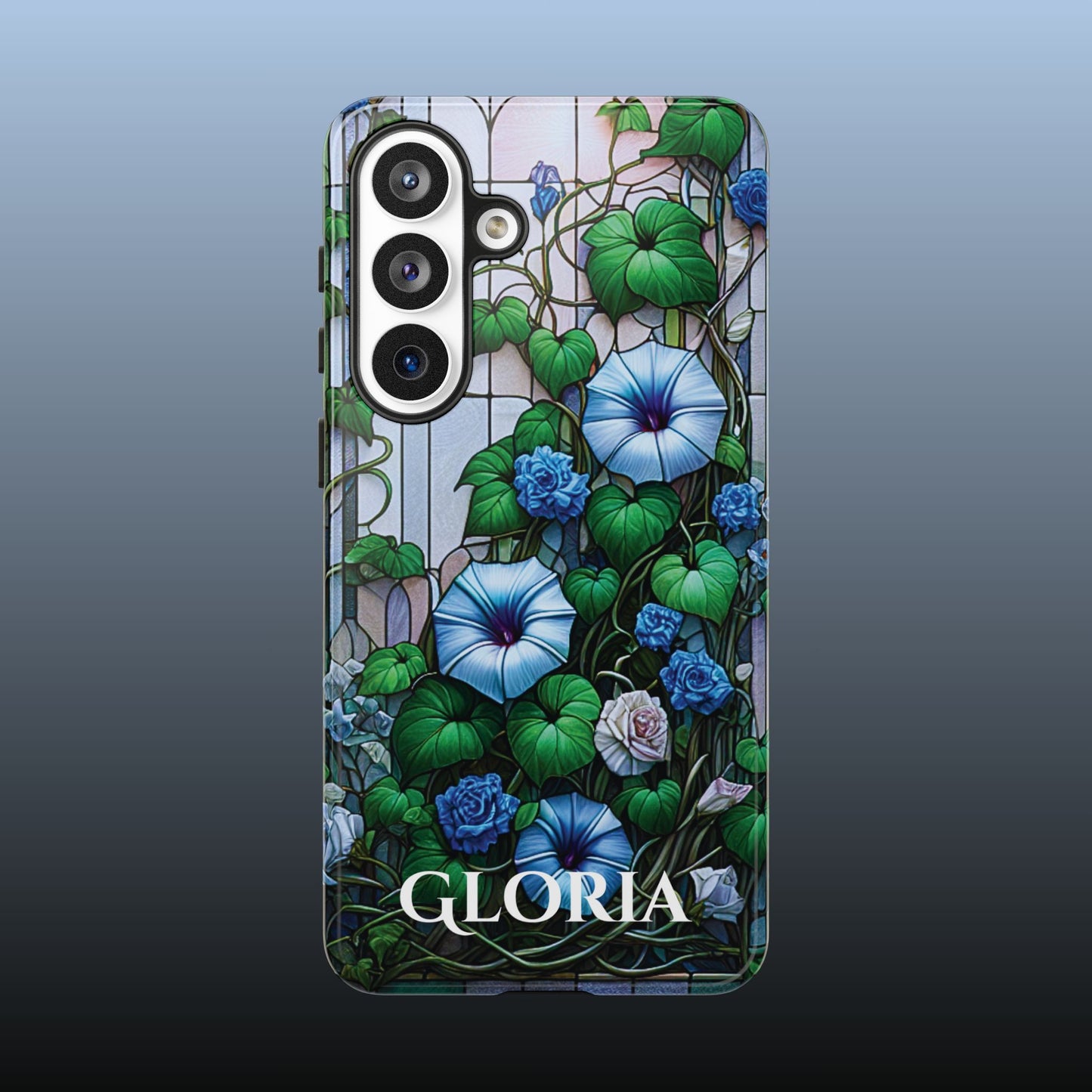 Cathedral Morning Glories - Personalized Phone Case
