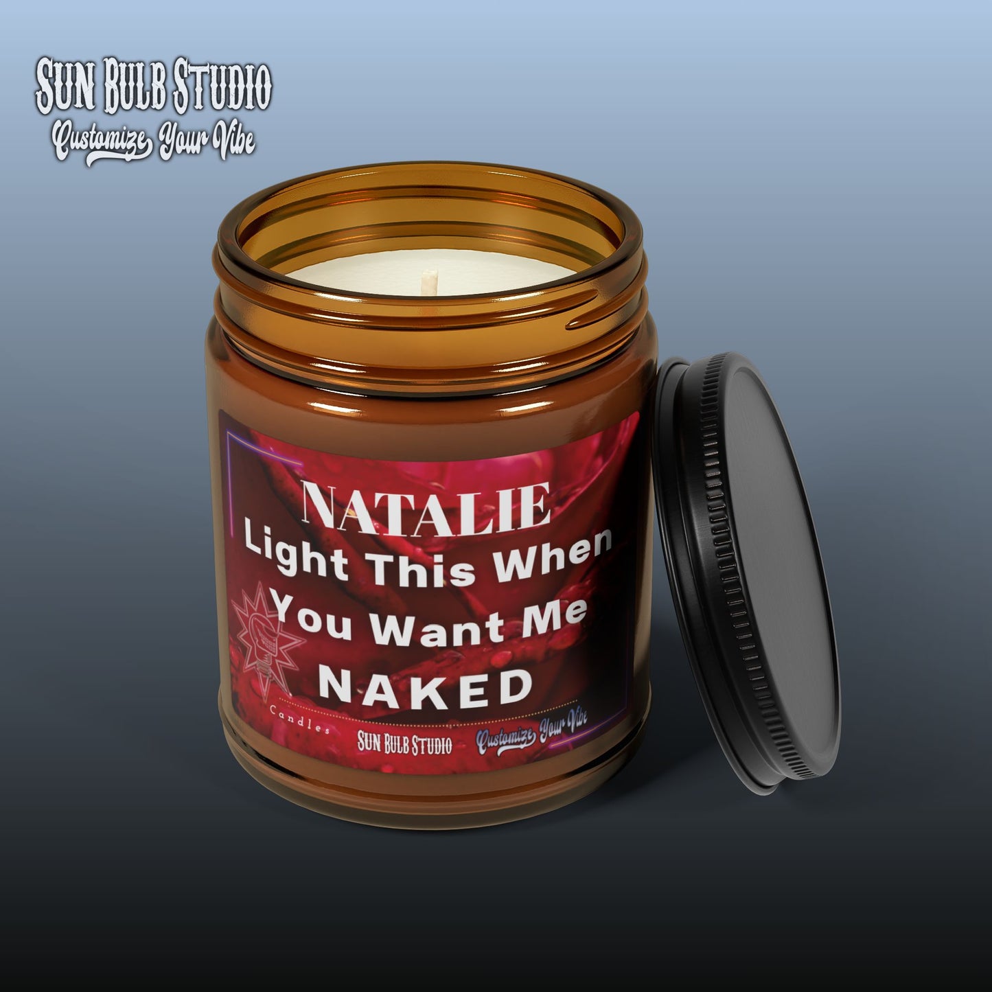 Customize Your Vibe™ Personalized Candle – Light This When You Want Me Naked