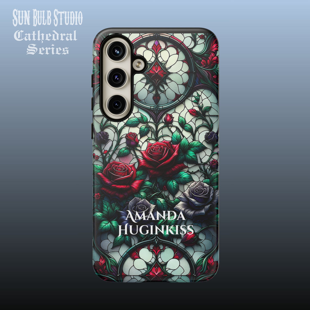 Cathedral Dawn Roses - Personalized Phone Case