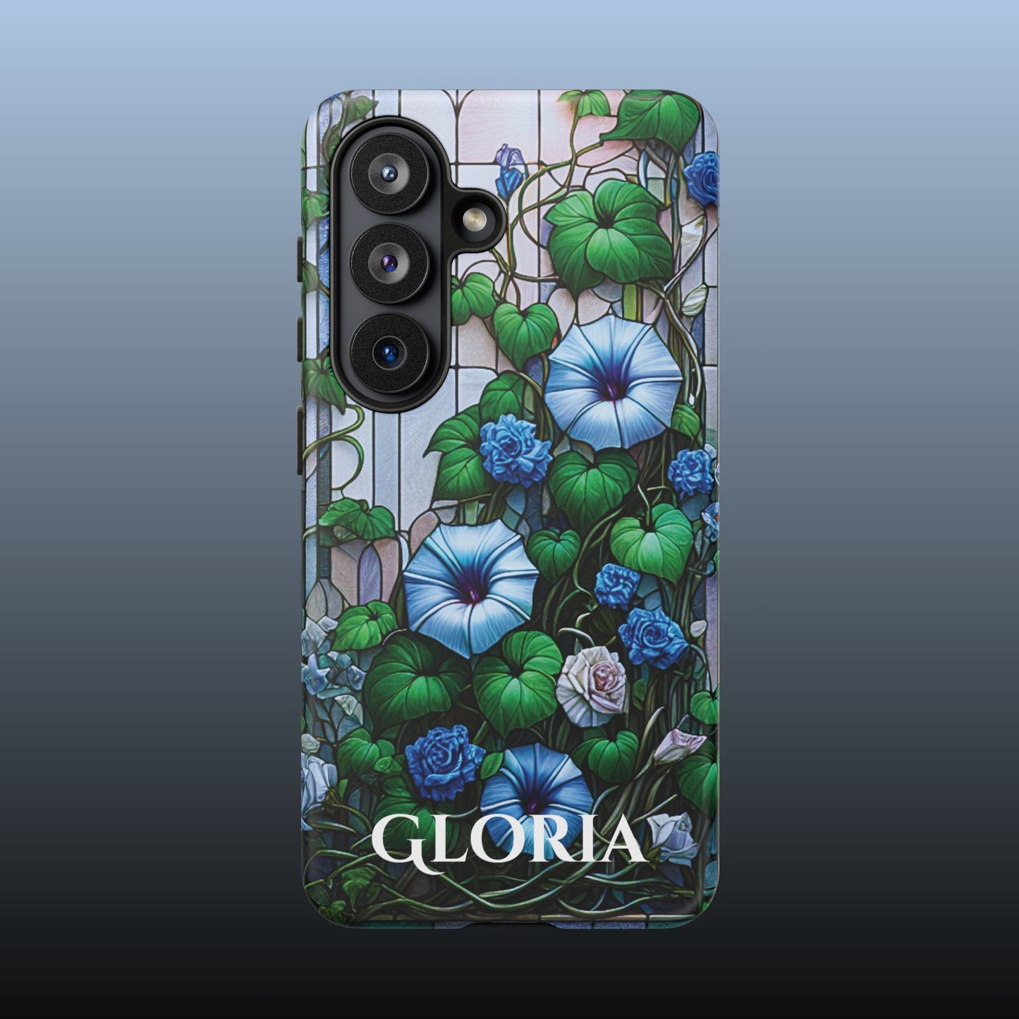 Cathedral Morning Glories - Personalized Phone Case