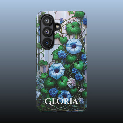 Cathedral Morning Glories - Personalized Phone Case