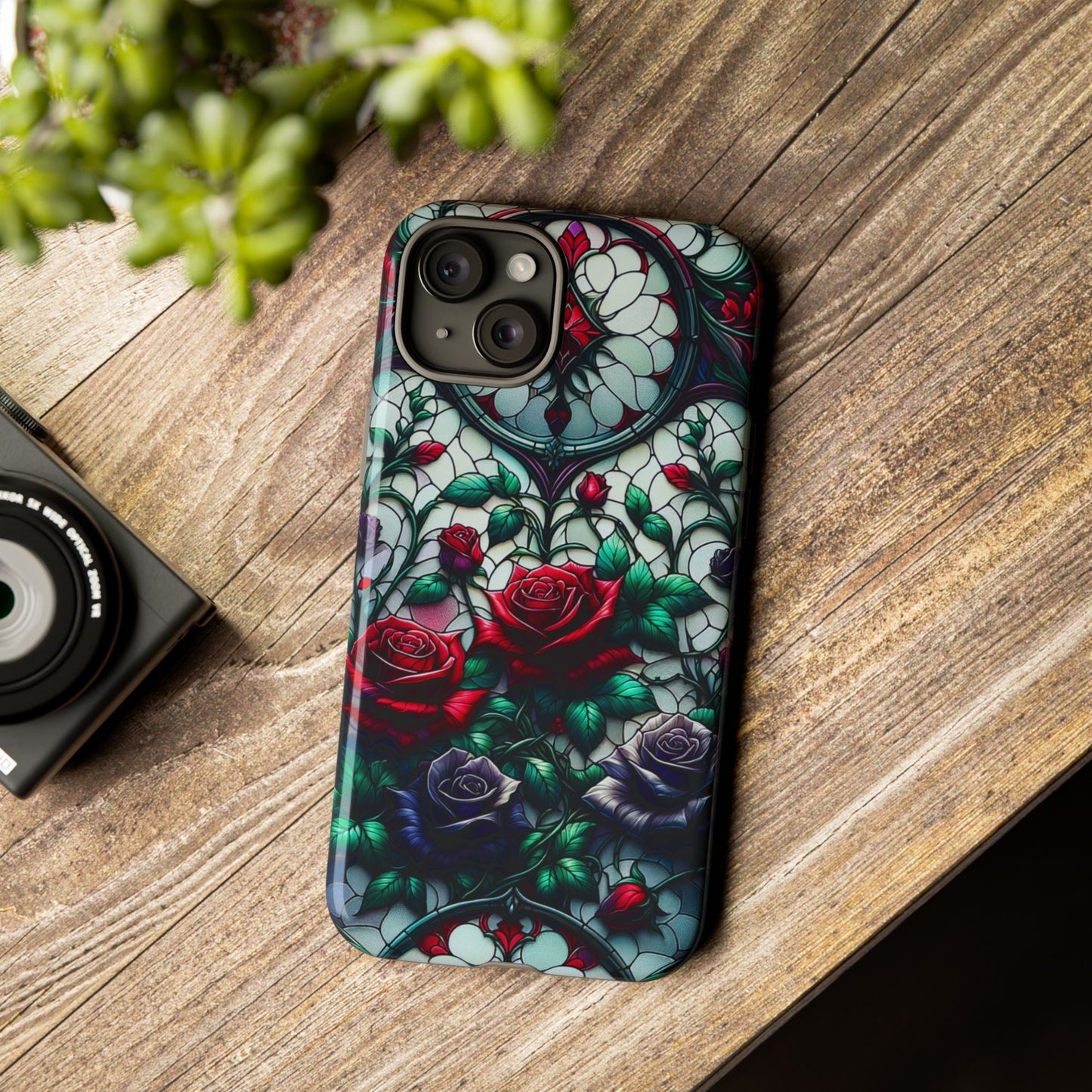 Cathedral Dawn Roses - Phone Case