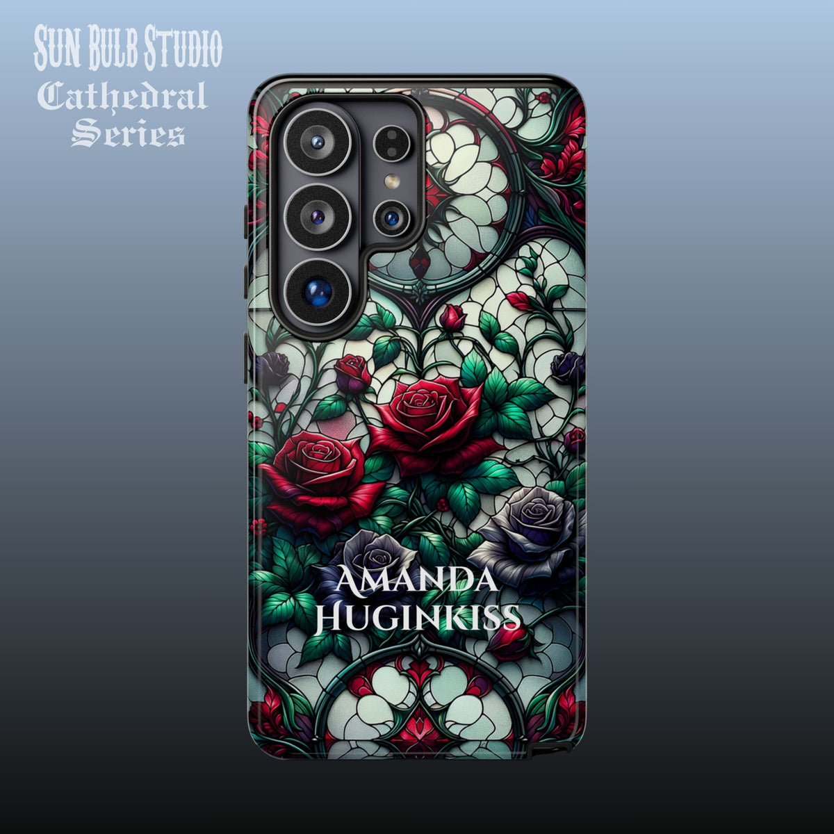 Cathedral Dawn Roses - Personalized Phone Case