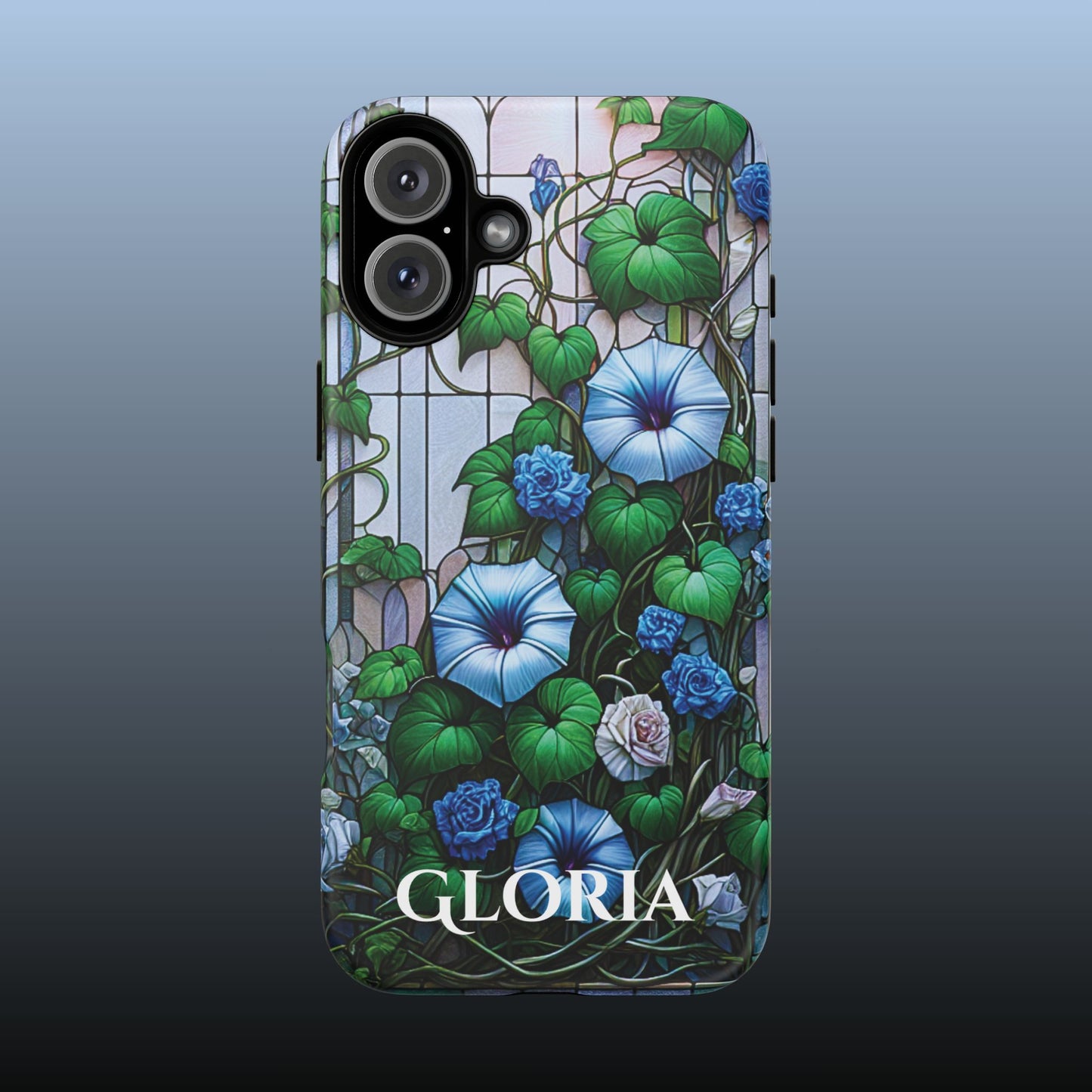 Cathedral Morning Glories - Personalized Phone Case