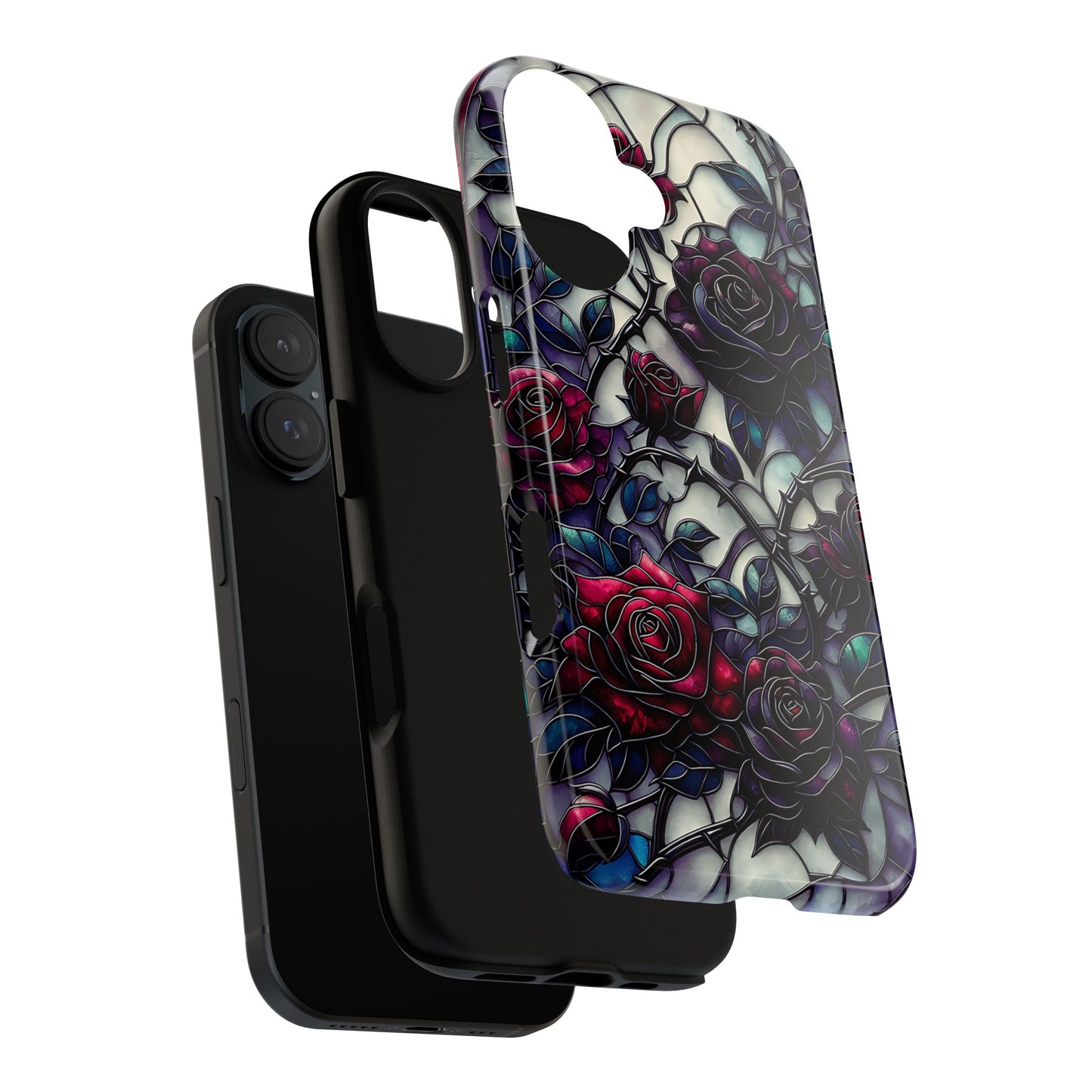 Cathedral Night Roses – Phone Case
