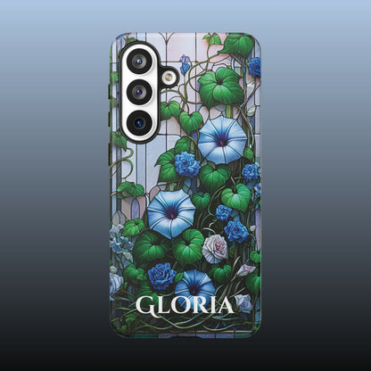 Cathedral Morning Glories - Personalized Phone Case