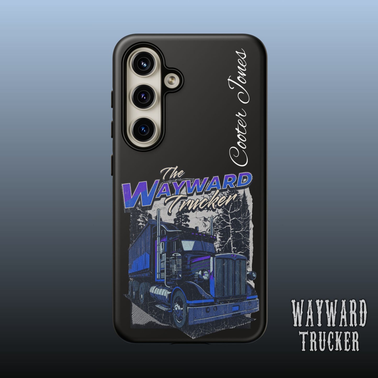 The Wayward Trucker™ Midnight Blue Edition— Personalized Phone Case