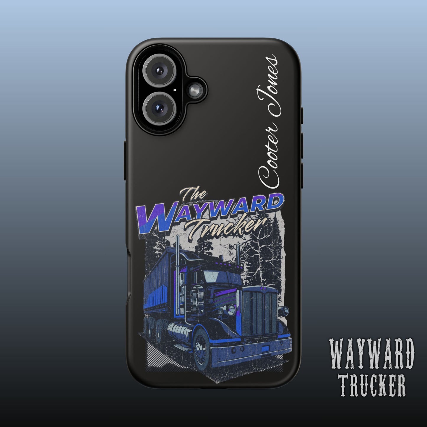 The Wayward Trucker™ Midnight Blue Edition— Personalized Phone Case
