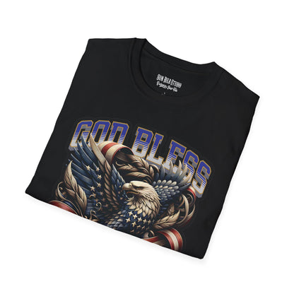 God Bless the USA Eagle T-Shirt - for Patriotism
