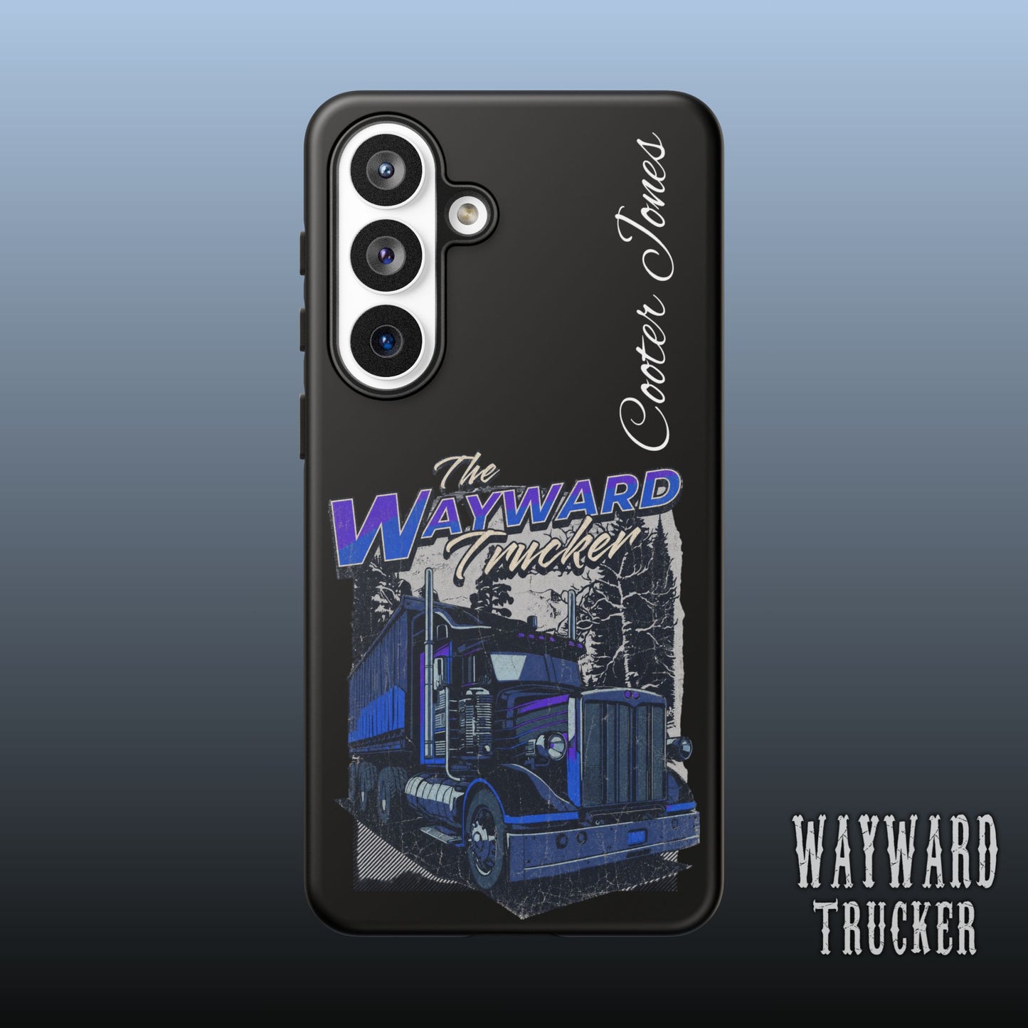 The Wayward Trucker™ Midnight Blue Edition— Personalized Phone Case
