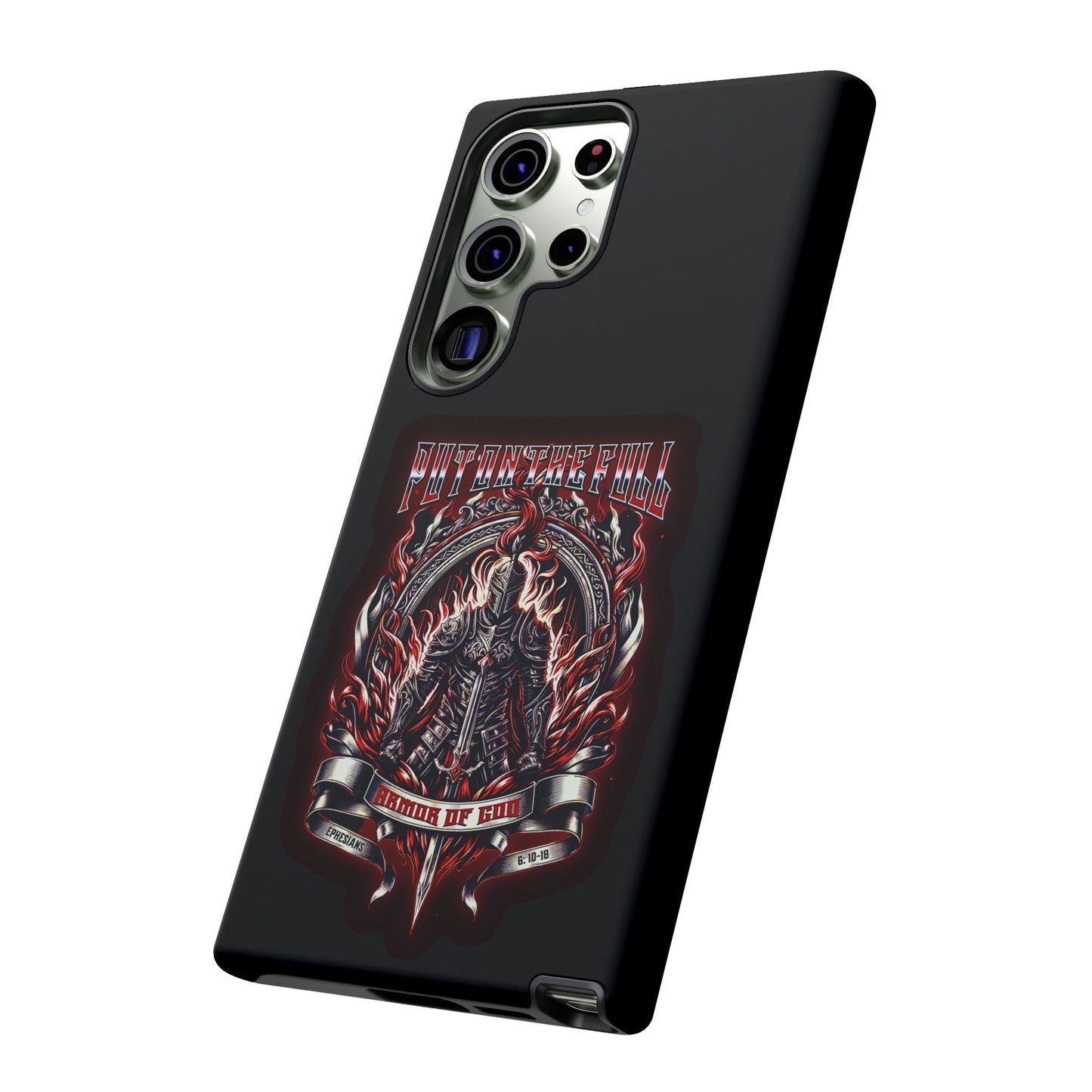 Armor of God Phone Case – Christian Warrior Design | Worship Wear Collection
