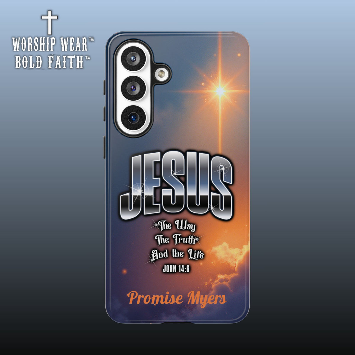 Jesus — The Way, The Truth & The Life — Personalized Phone Case
