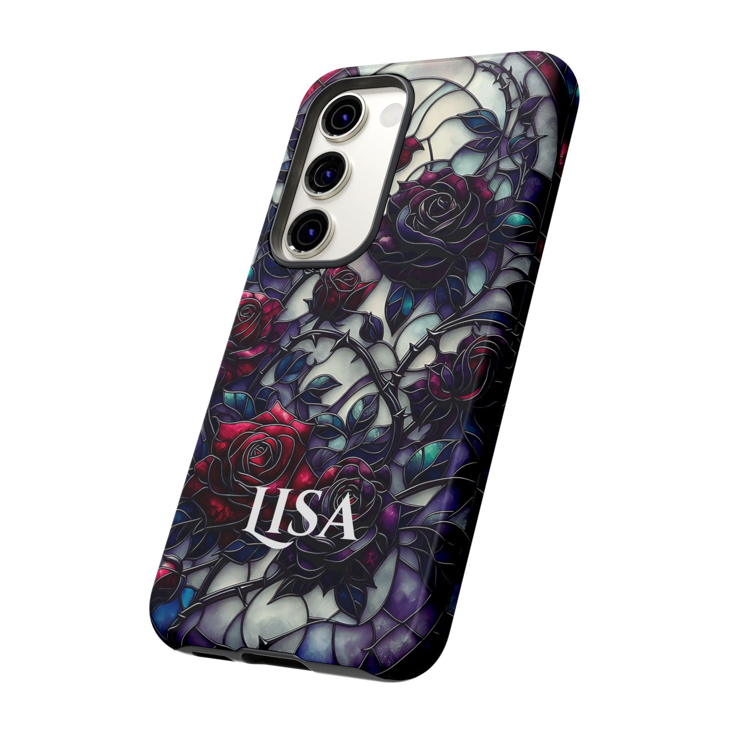 Cathedral Night Roses - Personalized Phone Case