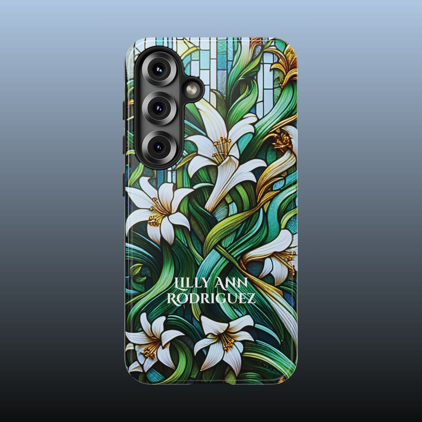Cathedral Lilies - Personalized Phone Case