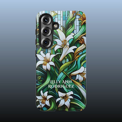 Cathedral Lilies - Personalized Phone Case