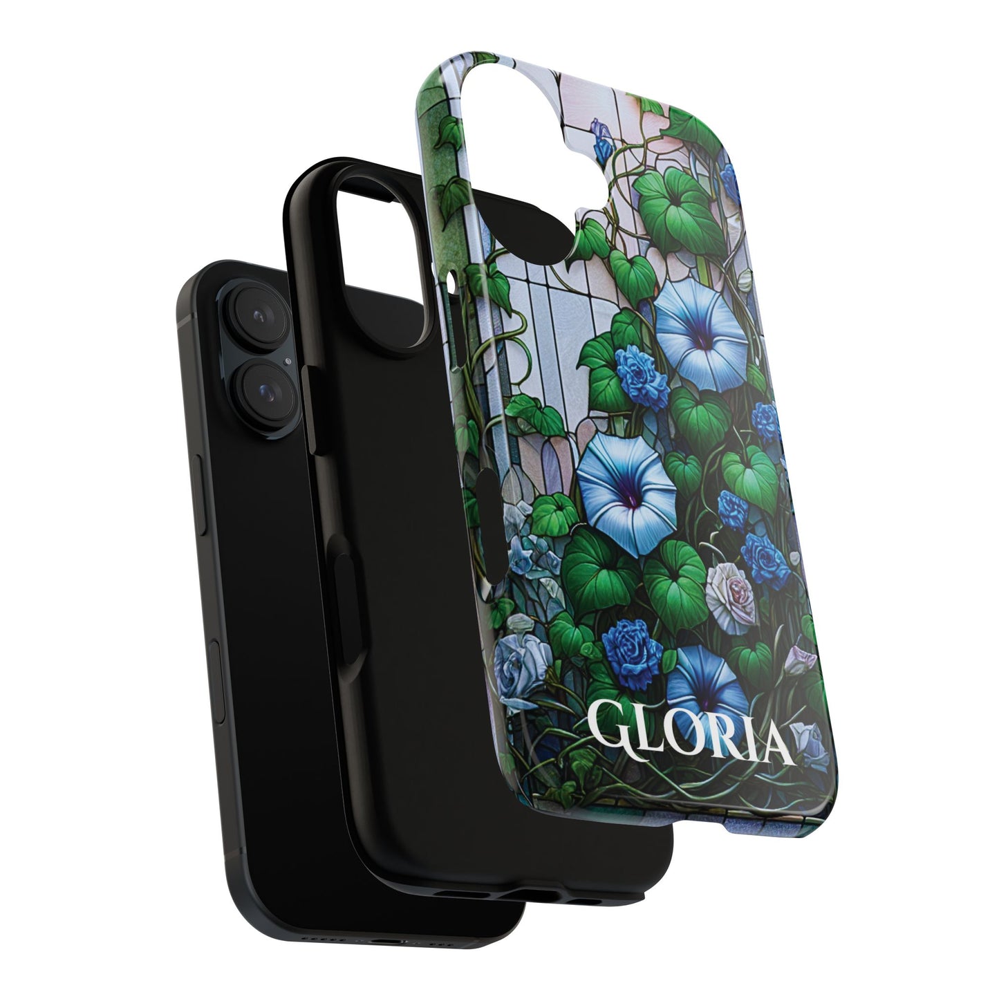 Cathedral Morning Glories - Personalized Phone Case