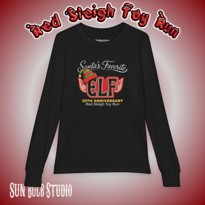 Santa’s Favorite ELF – Red (YOUTH Long Sleeve)