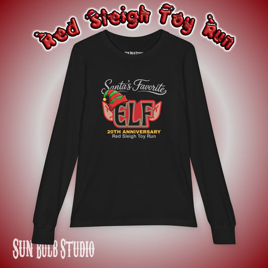 Santa’s Favorite ELF – Red (YOUTH Long Sleeve)