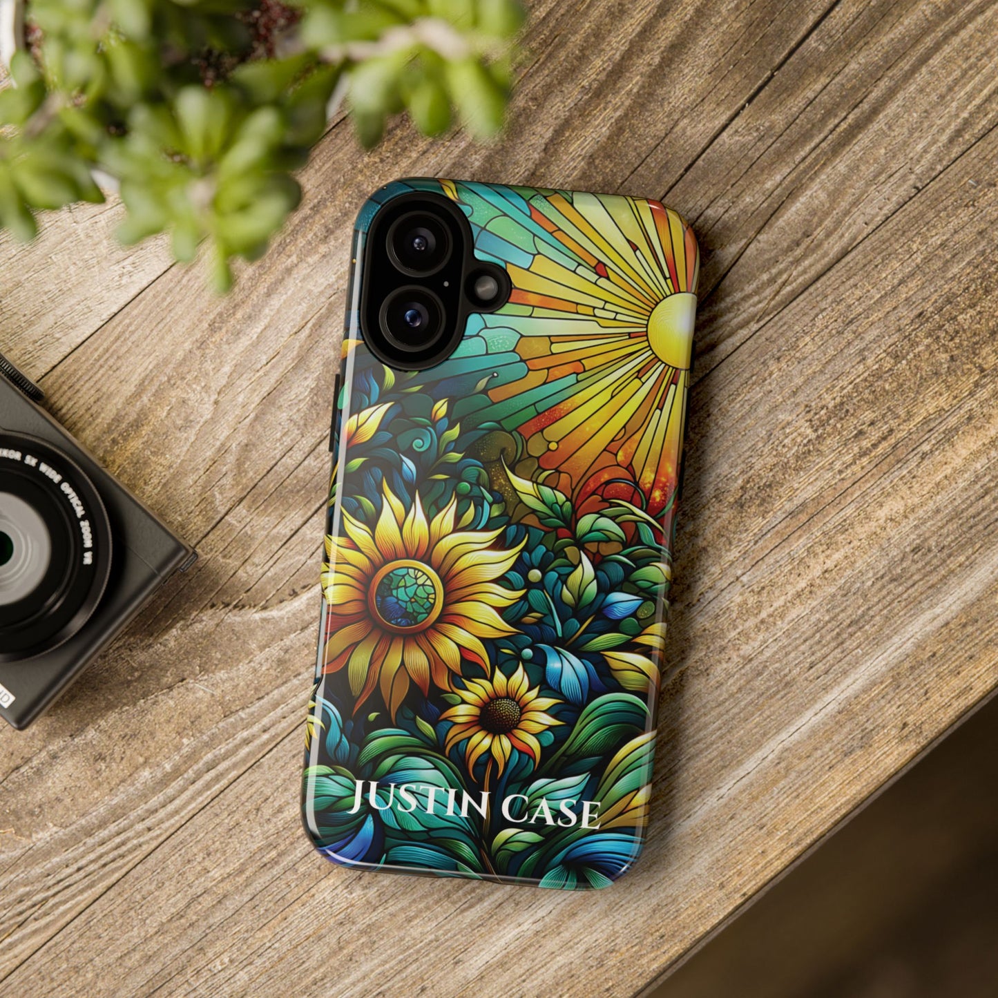 Cathedral Sunflowers - Personalized Phone Case