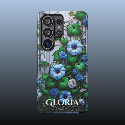 Cathedral Morning Glories - Personalized Phone Case