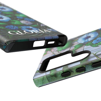 Cathedral Morning Glories - Personalized Phone Case