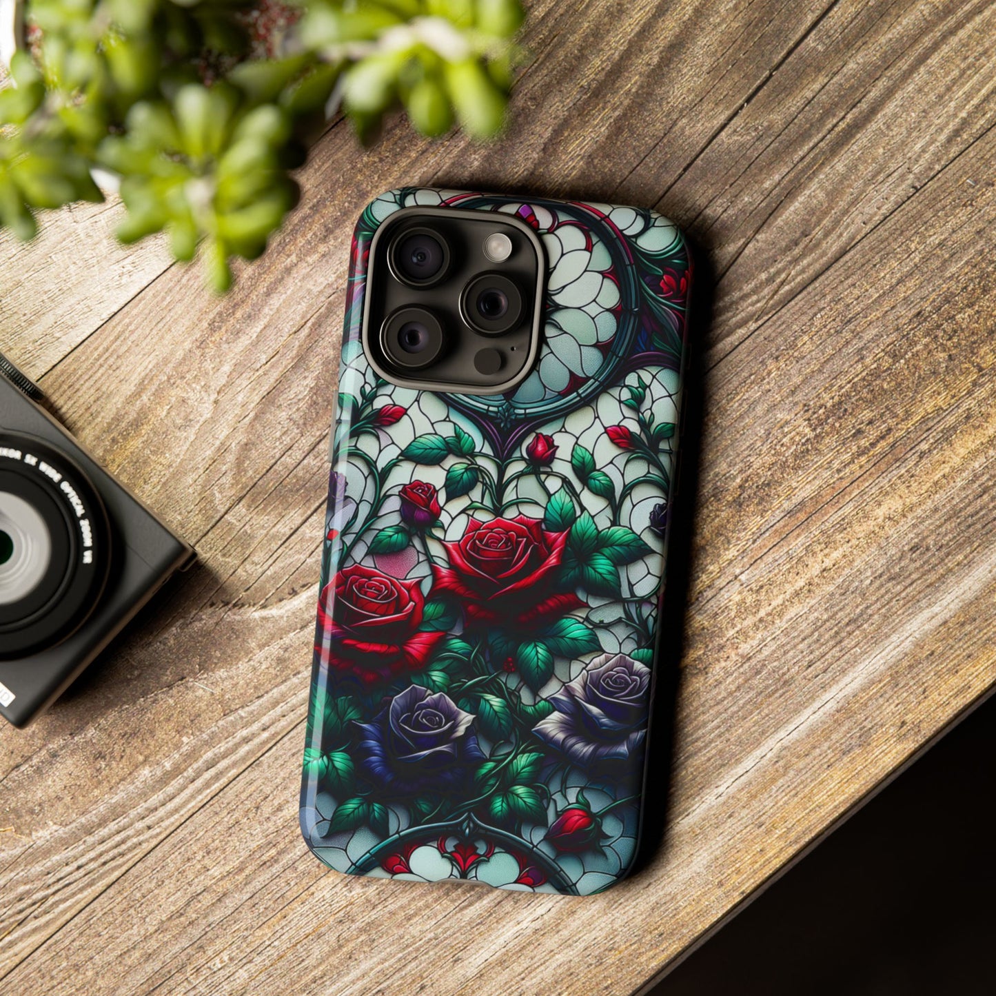 Cathedral Dawn Roses - Phone Case