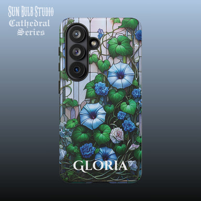 Cathedral Morning Glories - Personalized Phone Case