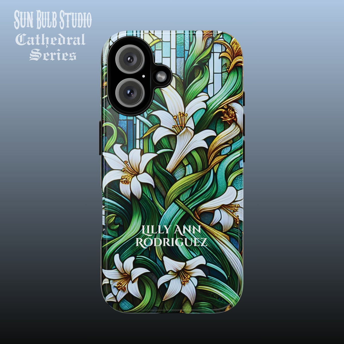 Cathedral Lilies - Personalized Phone Case
