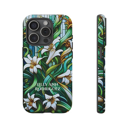 Cathedral Lilies - Personalized Phone Case