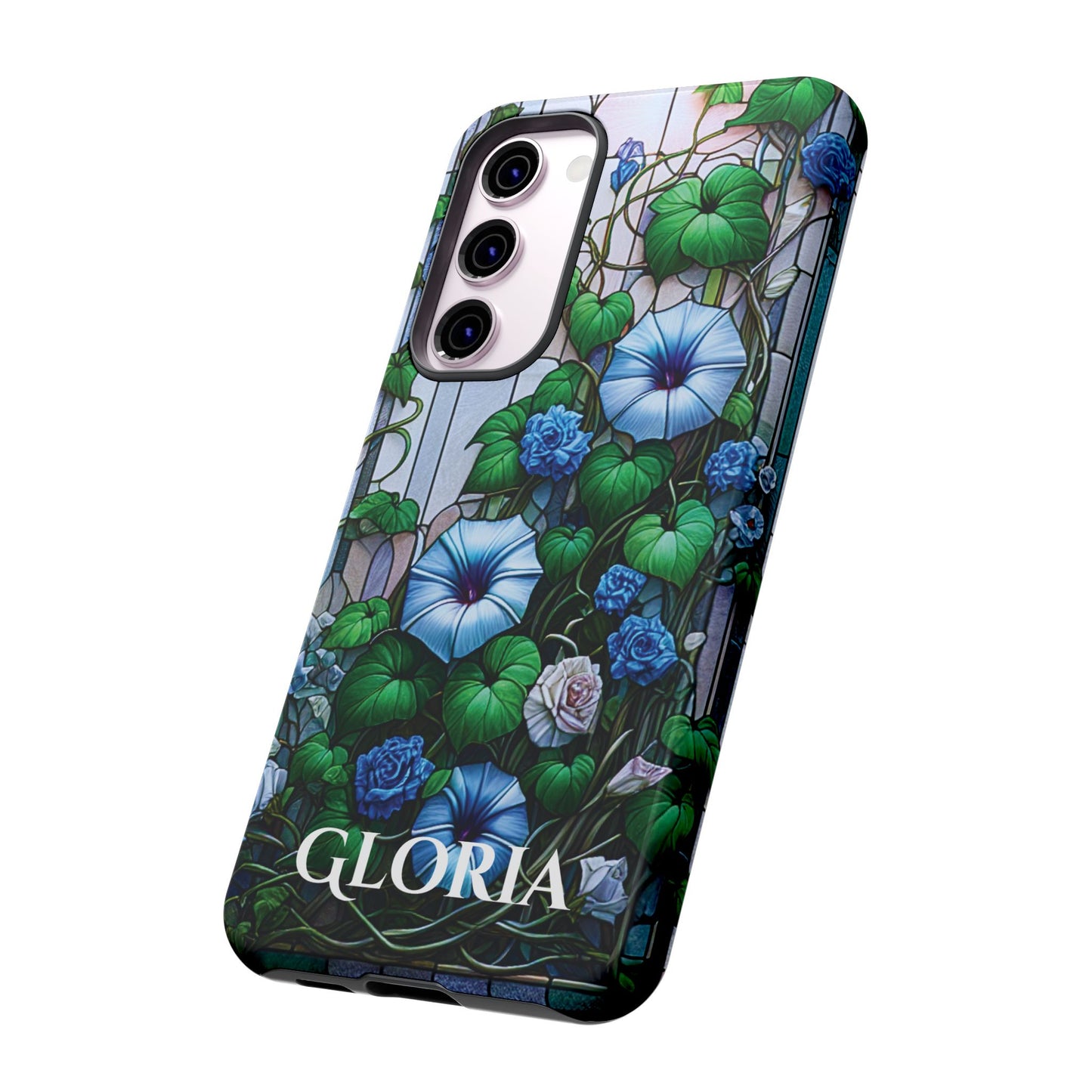 Cathedral Morning Glories - Personalized Phone Case