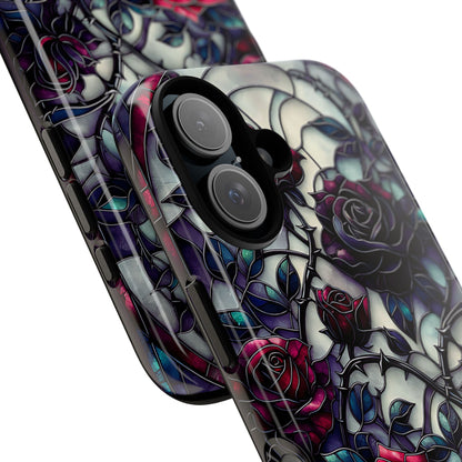 Cathedral Night Roses - Personalized Phone Case